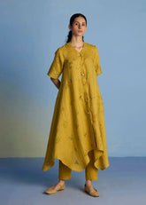 Inoya Linen Co-Ord Set-Ochre